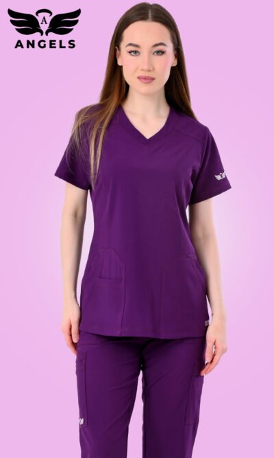 Angels Medical Purple Scrub - Image 6