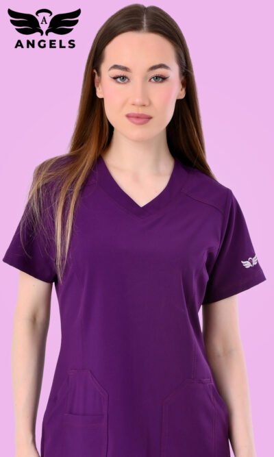 Angels Medical Purple Scrub - Image 4