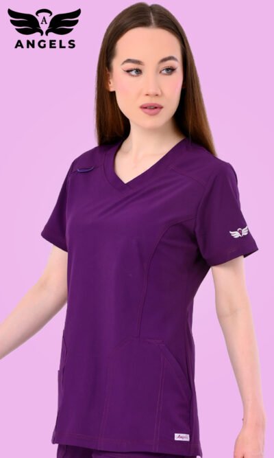 Angels Medical Purple Scrub - Image 3