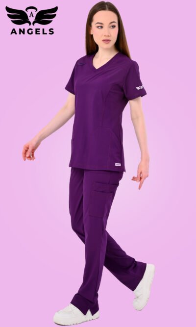 Angels Medical Purple Scrub