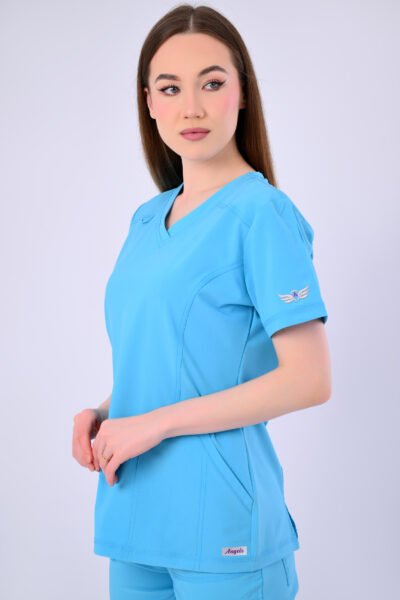 Angels Medical Aqua Scrub - Image 3