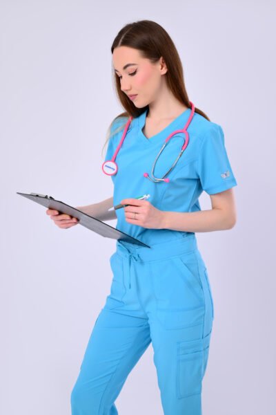 Angels Medical Aqua Scrub - Image 4