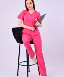 Alternative view of Angels Medical Pink Scrub