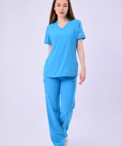 Alternative view of Angels Medical Turquoise Scrub