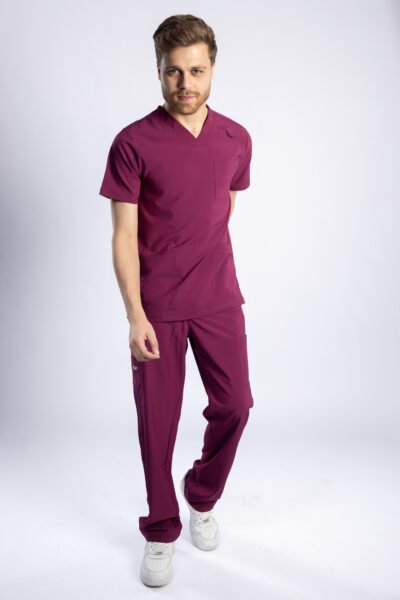 Angels Medical Wine Men Scrub - Image 2