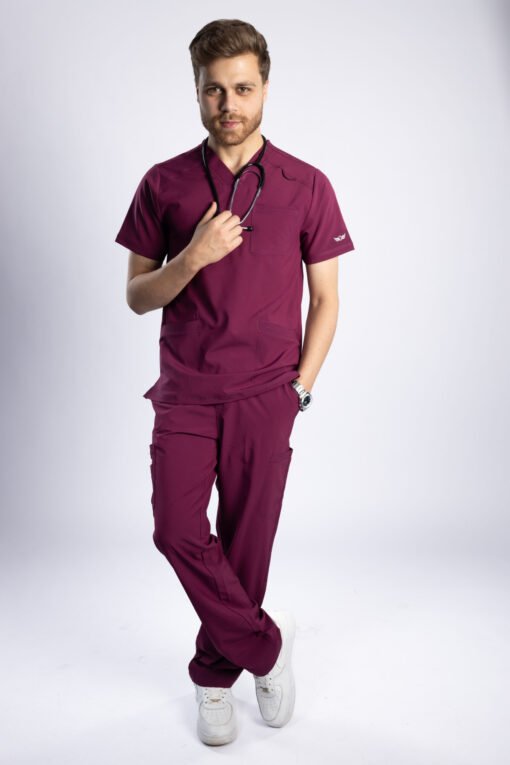 Angels Medical Wine  Scrub - Image 4