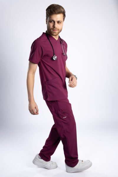 Angels Medical Wine Men Scrub - Image 5