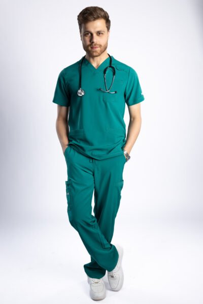 Angels Medical Hunter Green Men Scrub - Image 2