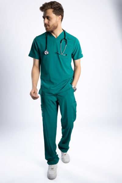 Angels Medical Hunter Green Men Scrub - Image 3