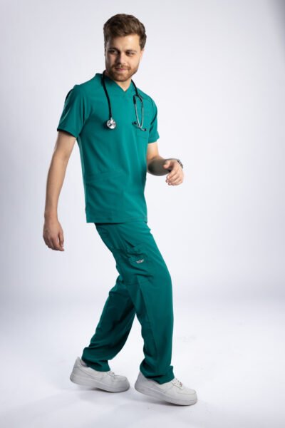 Angels Medical Hunter Green Men Scrub - Image 6