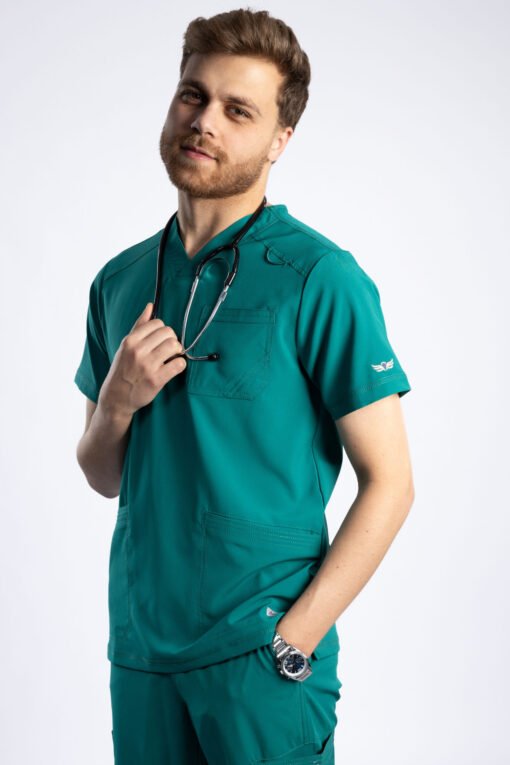 Angels Medical Hunter Green Scrub - Image 4