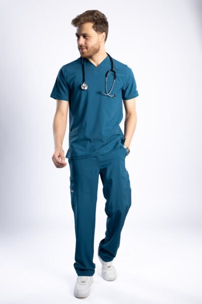Angels Medical Navy-Blue Men Scrub - Image 5