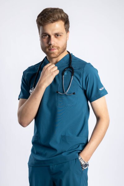 Angels Medical Navy-Blue Men Scrub - Image 4