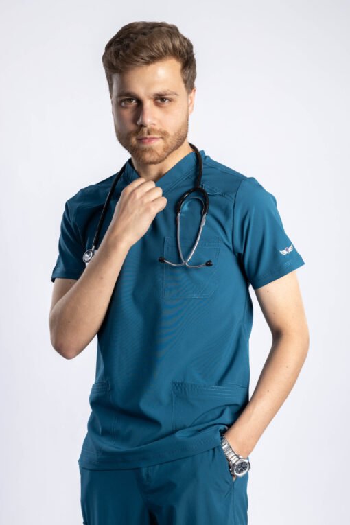 Angels Medical Navy-Blue Men Scrub - Image 4