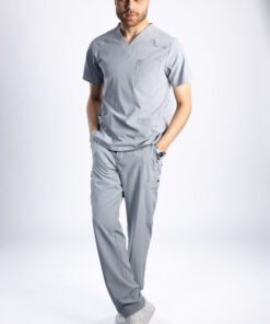 Alternative view of Angels Medical Gray Men Scrub