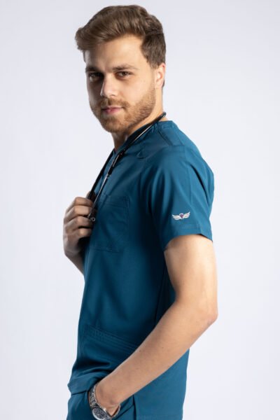 Angels Medical Navy-Blue Men Scrub - Image 3