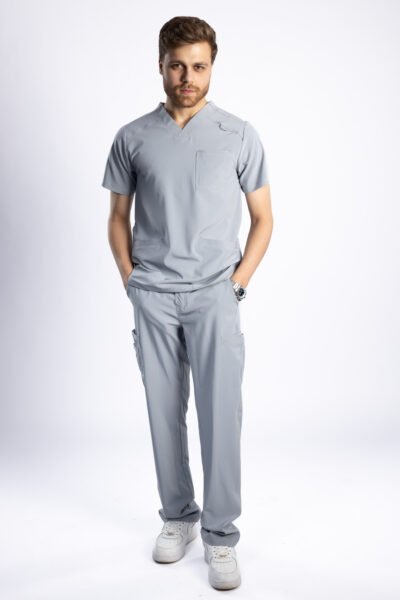 Angels Medical Gray Men Scrub - Image 4
