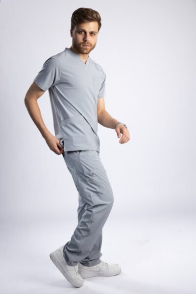 Angels Medical Gray Men Scrub - Image 7