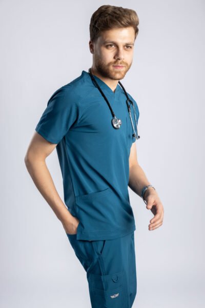 Angels Medical Navy-Blue Men Scrub - Image 2