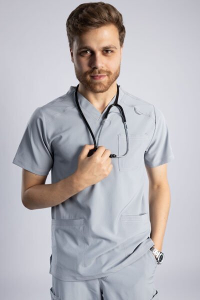 Angels Medical Gray Men Scrub - Image 9