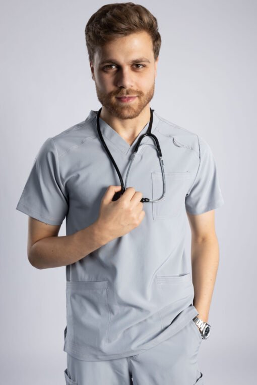 Angels Medical Gray Men Scrub - Image 9