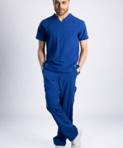 Alternative view of Angels Medical Blue Men Scrub